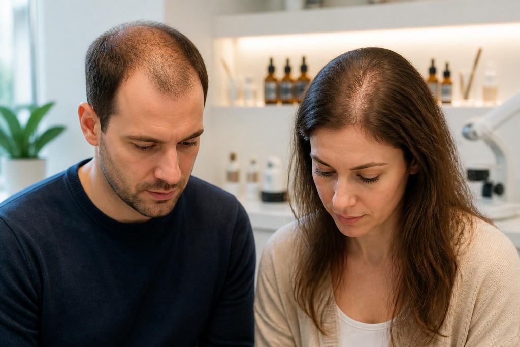 découvrez les causes, symptômes et traitements efficaces de la perte de cheveux chez la femme et l'homme pour retrouver une chevelure saine et dense.