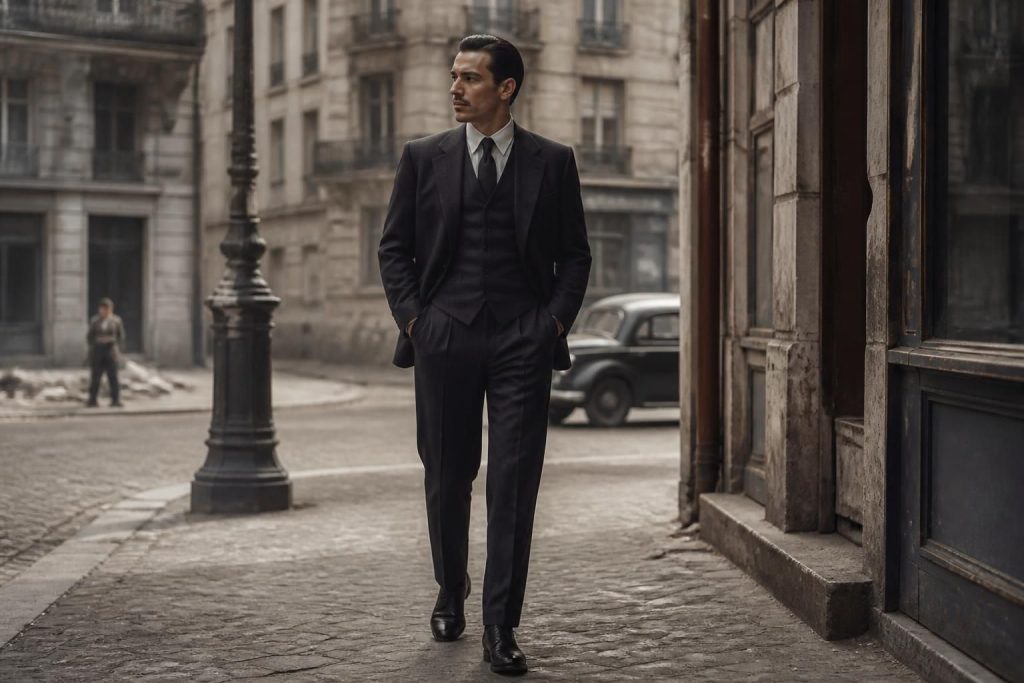 découvrez les tenues et looks incontournables de la mode masculine des années 40 en france, alliant élégance rétro et styles authentiques.