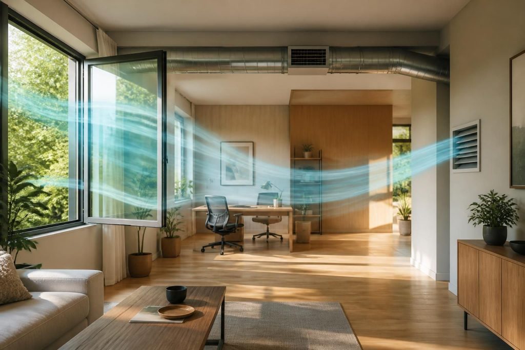découvrez la ventilation croisée, son fonctionnement et ses bienfaits pour améliorer la qualité de l'air et le confort thermique dans les bâtiments grâce à des systèmes mécaniques efficaces.