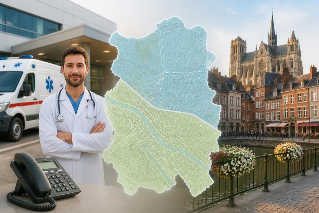trouvez rapidement les numéros utiles de sos médecin à amiens et découvrez les zones d'intervention couvertes au nord et au sud de la ville pour une assistance médicale rapide.